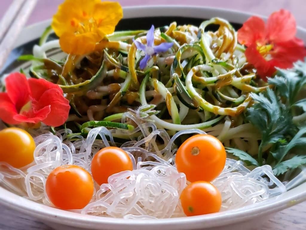 Zucchini and Kelp Noodles by Chef Ocean